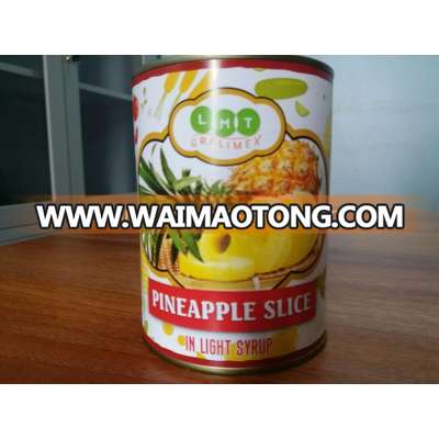 Canned Pineapple Slices in light / heavy syrup